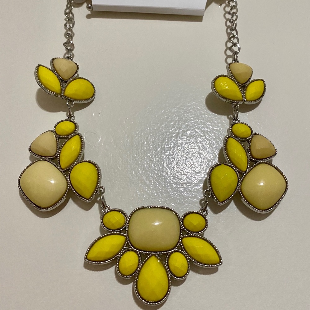 Yellow necklace.